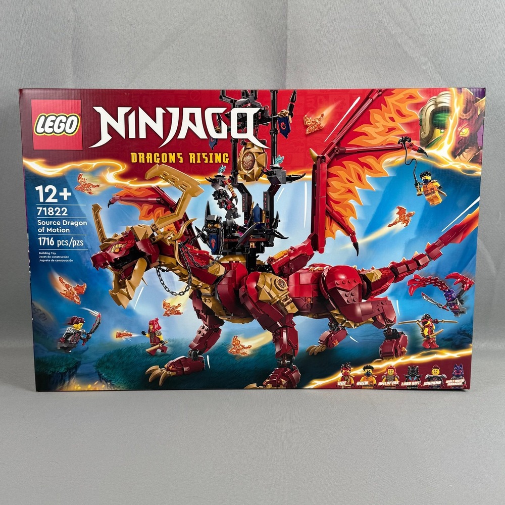Lego Ninjago #71822 Source Dragon of Motion Retired Brand New Factory Sealed